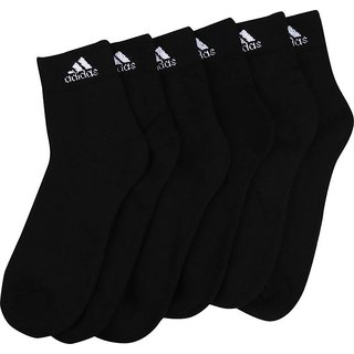 Adidas Casual Black Colour Cotton Ankle Length Socks