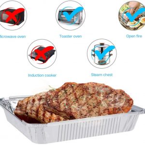 250 ml disposable aluminium takeaway containers